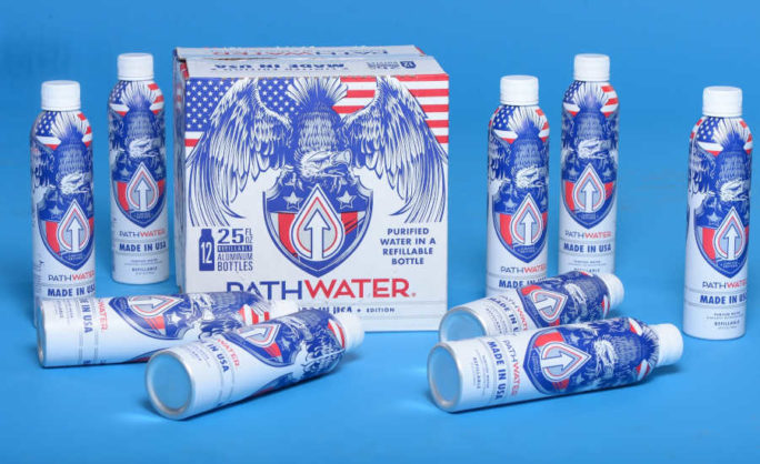 Pathwater launches new limited-edition patriotic bottle and packaging, 2020-05-26