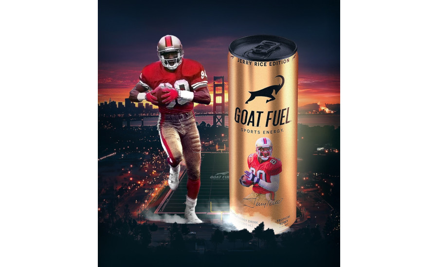 G.O.A.T. Fuel limited-edition can features Jerry Rice