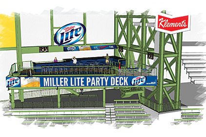 Miller Lite takes the field, 2013-04-15