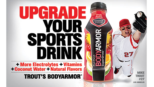 Sydney Leroux in “BodyArmor Superdrink” ad campaign