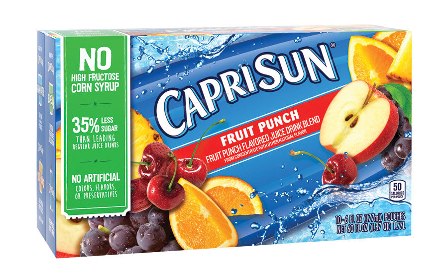 Capri Sun cuts sugar across juice drinks portfolio