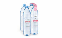 Evian bottle