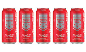 Coke cans honoring service members