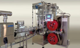 PDC International Corp. introduced the R-100, its latest shrink labeler for applying shrink sleeves at moderate speed applications as fast as 120 containers a minute. - Beverage Industry