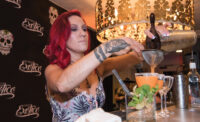 Mixologist Tara Jagodzinski mixes her award-winning cocktail, “The Spaisi Ginger”. - Beverage Industry