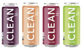 CLEAN Cause sparkling, low-sugar, organic caffeine from yerba mate