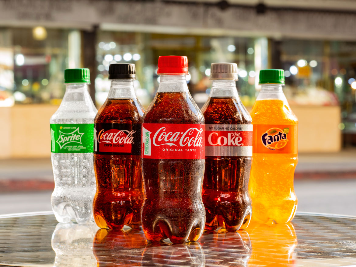 coca cola company soft drink logos