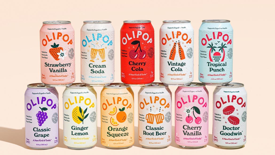 OLIPOP Functional soda brand